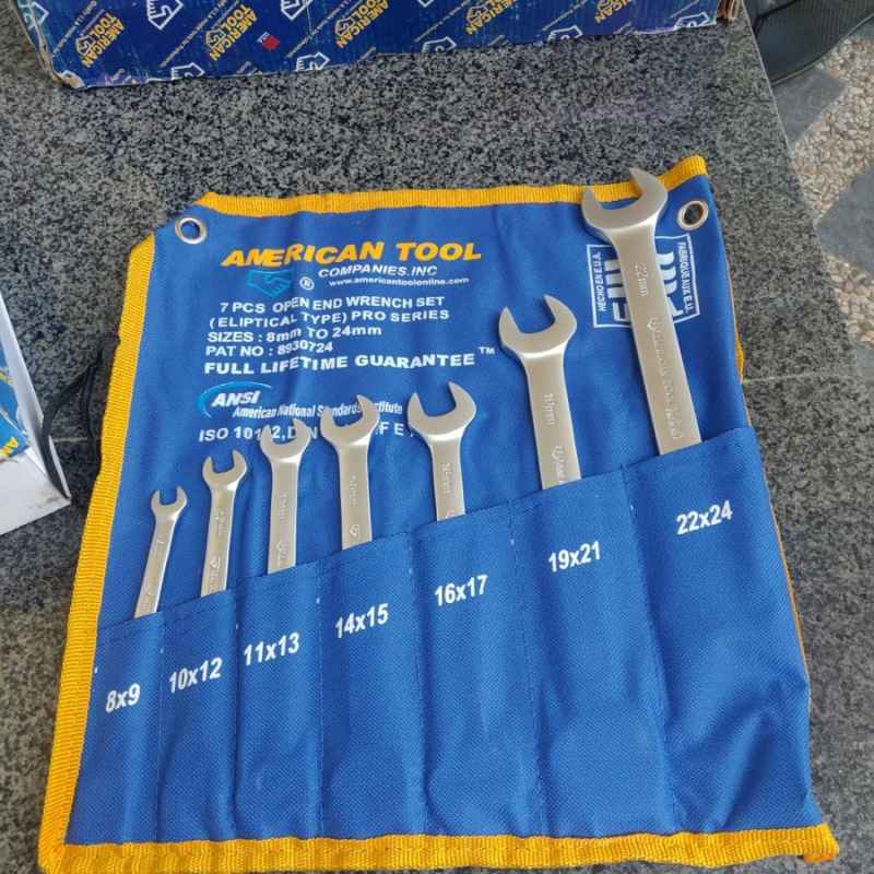 Jual Kunci Pas Set 7 Pcs Open End Wrench Set Eliptical Type American Tool Online Maret 2021 Blibli