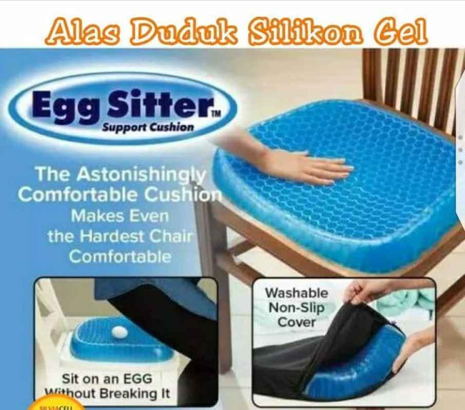 Alas duduk silikon gel kualitas premium egg sitter bantalan jok kursi
