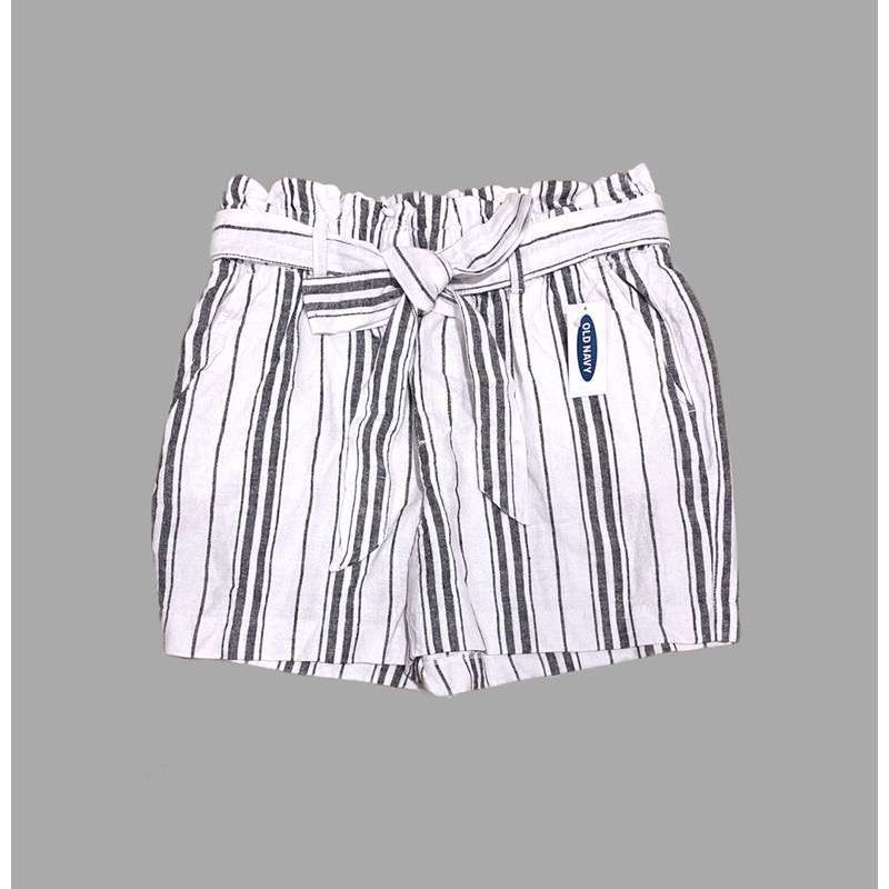 Jual Old Navy High Rise Paperbag Linen 