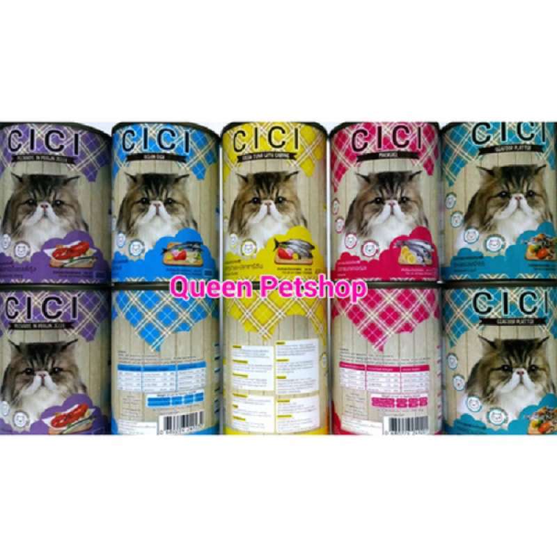 Jual CICI Cat Food Kaleng 400gr - Makanan kucing basah CICI kaleng