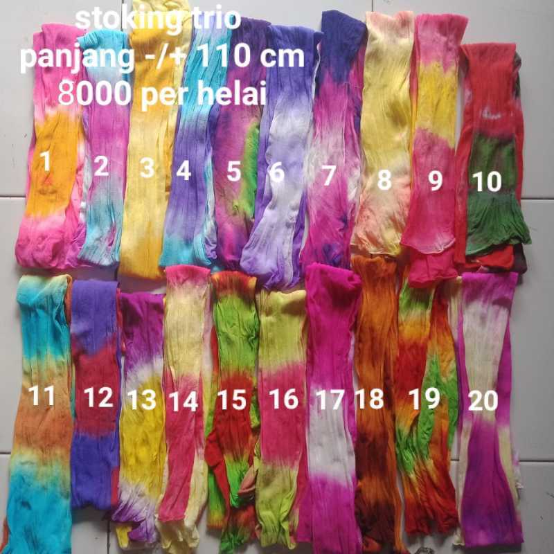 Jual Kain Stoking Bahan Bunga Tiga Warna Kerajinan Bunga Online April 2021 Blibli