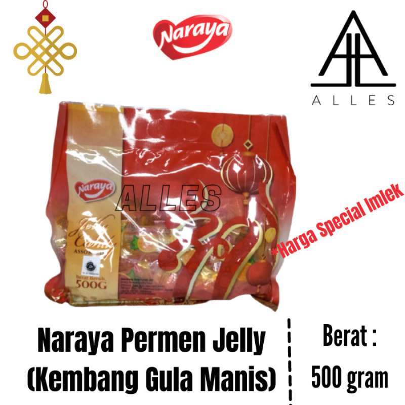 Jual Naraya Jelly Candy Assorted Permen Jelly Lunak 500 Gram Terbaru Juli 2021 Blibli