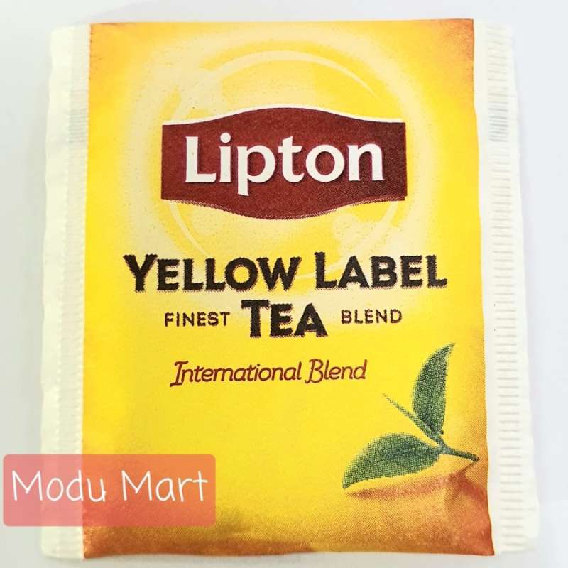 Jual Lipton Black Tea Original Yellow Label Teh Hitam Murni 100 Kantong Online April 2021 Blibli