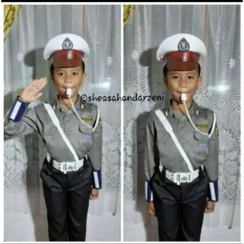 Jual Seragam Polisi Anak Tk Lengkap Atribut Terbaru Juni 2021 Blibli