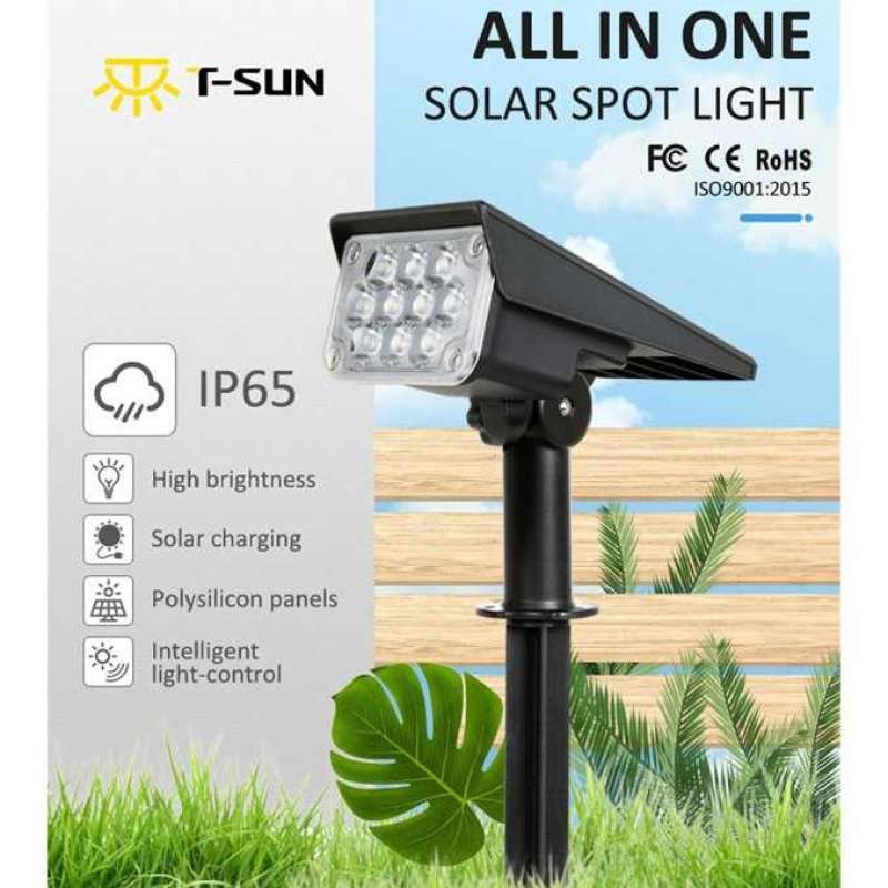 Jual Lampu Sorot Taman Tenaga Surya Dinding Pagar Solar Cell Waterproof 20 Led Murah Mei 2021 Blibli