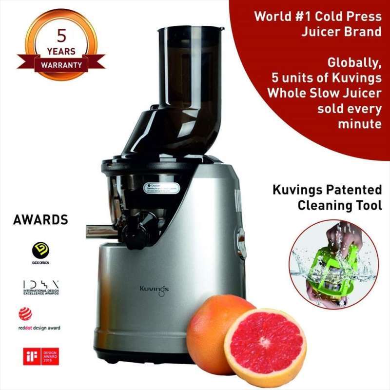 Jual Kuvings Cold Press Whole Slow Juicer B1700 Dark Silver Di