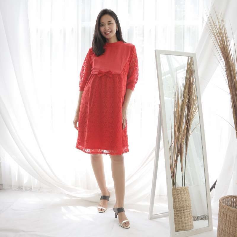 Mama Hamil Dress Ibu Hamil Brokat Murah Modern Terbaru Cantik Pita Toksedo Ivanna Dress Dro 900 Terbaru Agustus 2021 Harga Murah Kualitas Terjamin Blibli