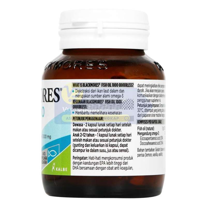 Odourless Kegunaan Blackmores Fish Oil 1000 Promo Blackmores