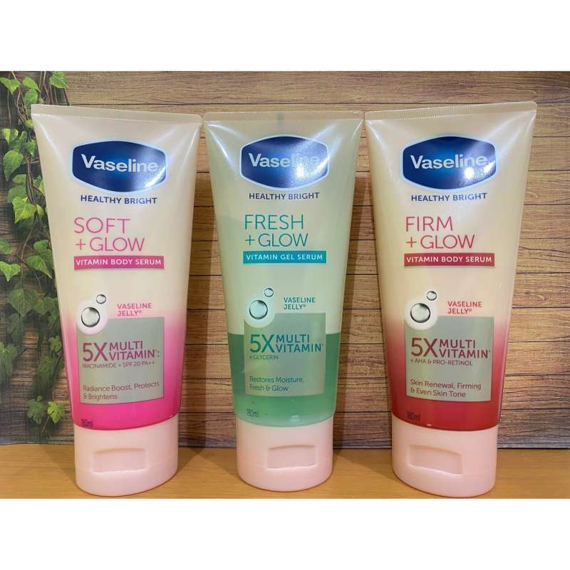 vaseline fresh glow gel serum