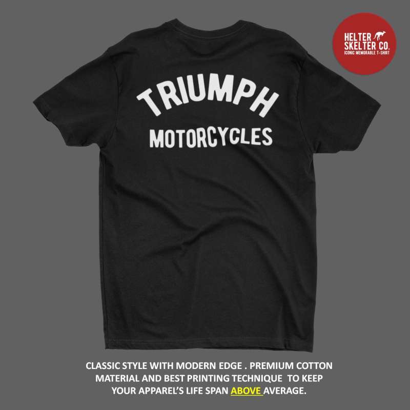 Jual Kaos Triumph Motorcycle Classic Caferacer Bikers Terbaru Juni 2021 Blibli