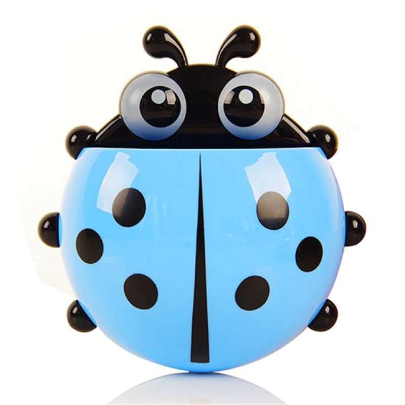 Jual Oem One C146 Tempat Sikat Gigi Odol Pasta Gigi Bentuk Kumbang Tempel Ladybug Toothbrush Holder Murah Murah Mei 2021 Blibli