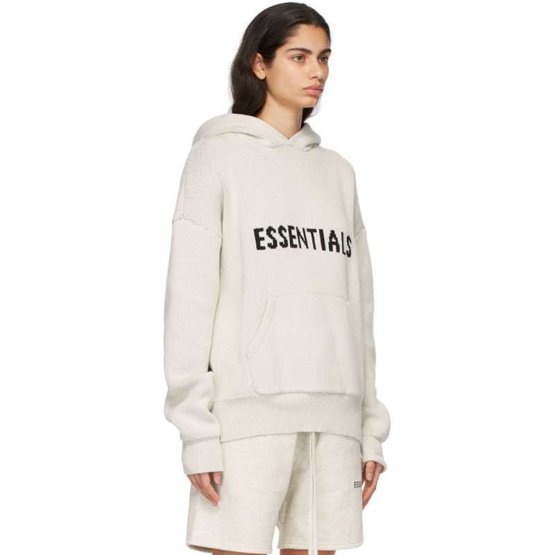 essentials knitwear hoodie