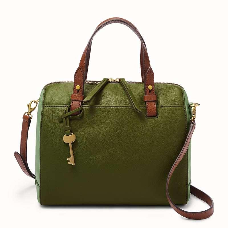 Fossil rachel shop satchel green multi