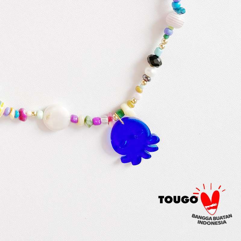 Colorful Beads Necklace TOUGO 