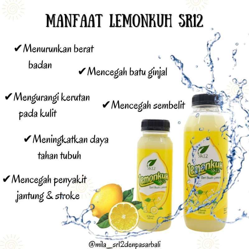 Jual Lemon Diet Lemon Diet Ampuh Lemonkuh Sr12 Sari Lemon Minuman Segar Sehat Murah Juni 2021 Blibli