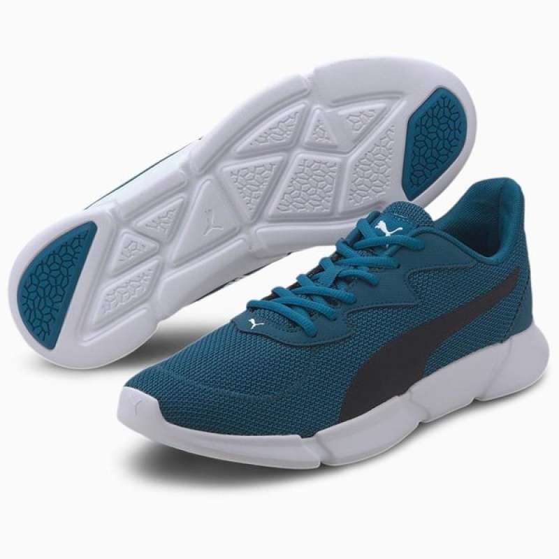 Jual Sepatu Running PUMA INTERFLEX Runner Digi blue Puma White