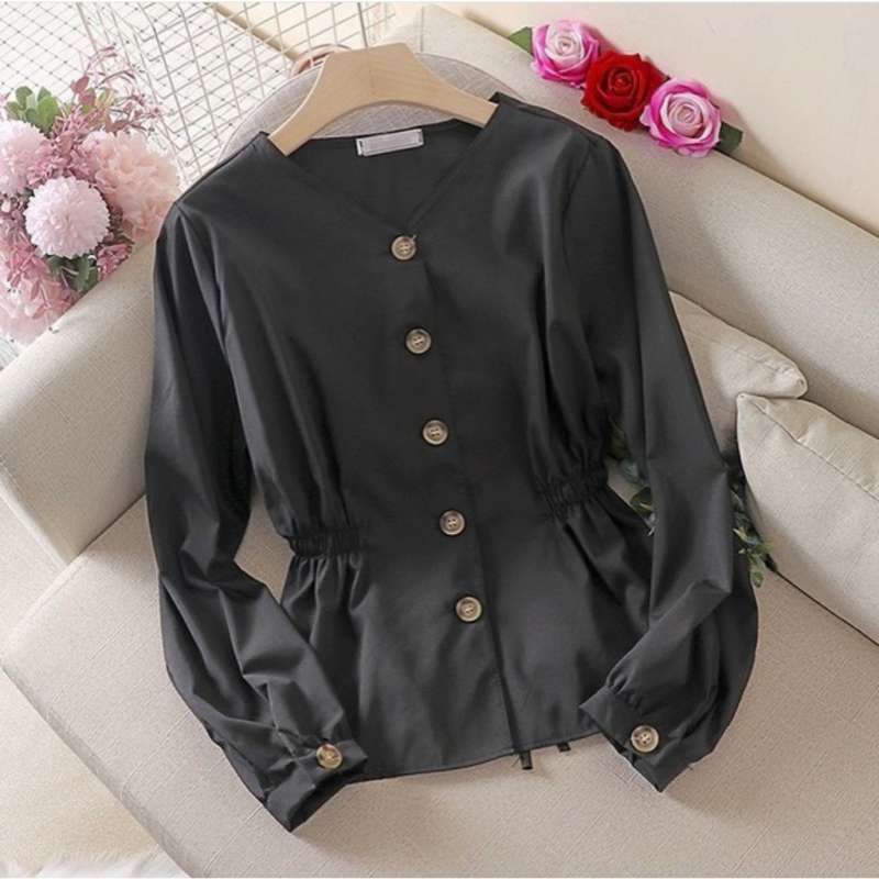 Viola Top Blouse Wanita Kerut Samping Terbaru Agustus 2021 Harga Murah Kualitas Terjamin Blibli