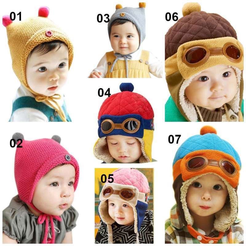P16 P23-30 Part 1-2-3 Topi Kupluk Bayi 