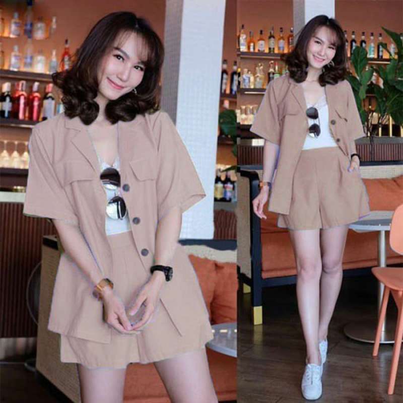 Jual Fashion Pakaian Wanita Set Stelan Jeje Atas Bawah Model Terbaru Dan Kekinian Abt Fashion Murah Mei 2021 Blibli