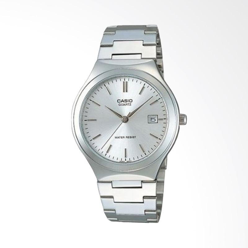 CASIO Stainless Steel Analog Jam Tangan Pria - Silver MTP-1170A-7A