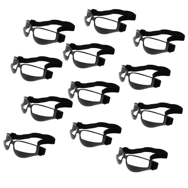 12 Basketball Sports Training Glasses Dribble Goggles Specs &Referee Whistle 