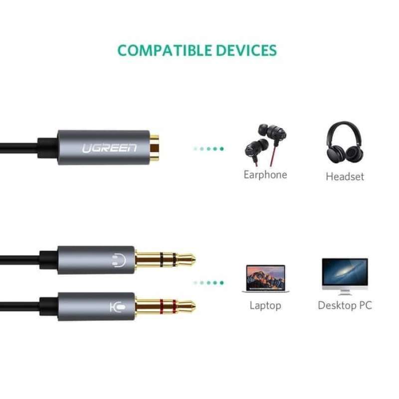 Promo Baru Ugreen Audio Splitter Jack 3 