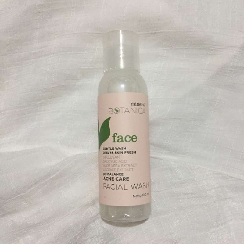 Mineral botanica acne care facial wash discount