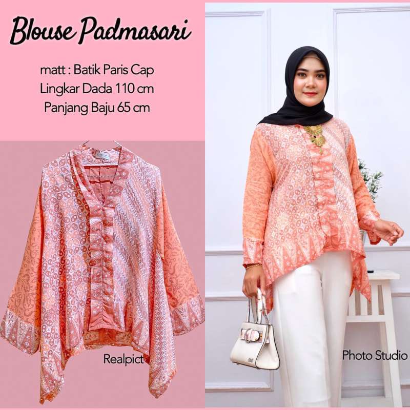 Jual Blouse Padmasari Atasan Batik Blus Batik Blouse Batik Seragam Batik Kerja Blouse Wanita Bahan Paris Cap Solo Blouse Wanita Warna Pastel Murah Mei 2021 Blibli