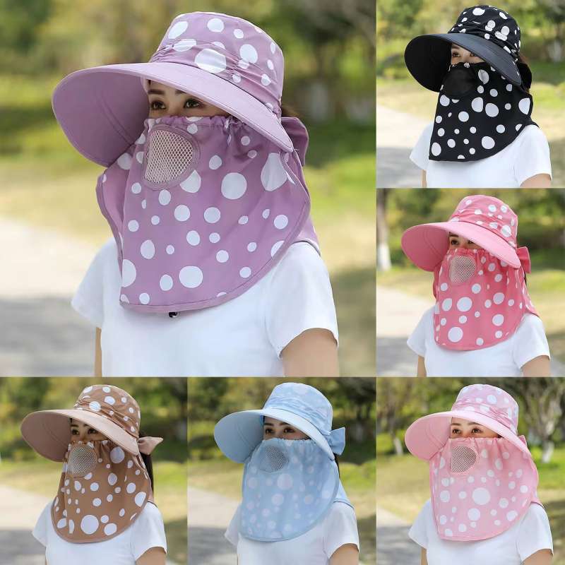 Wide Brim Cotton Fashion Beach Cap 
