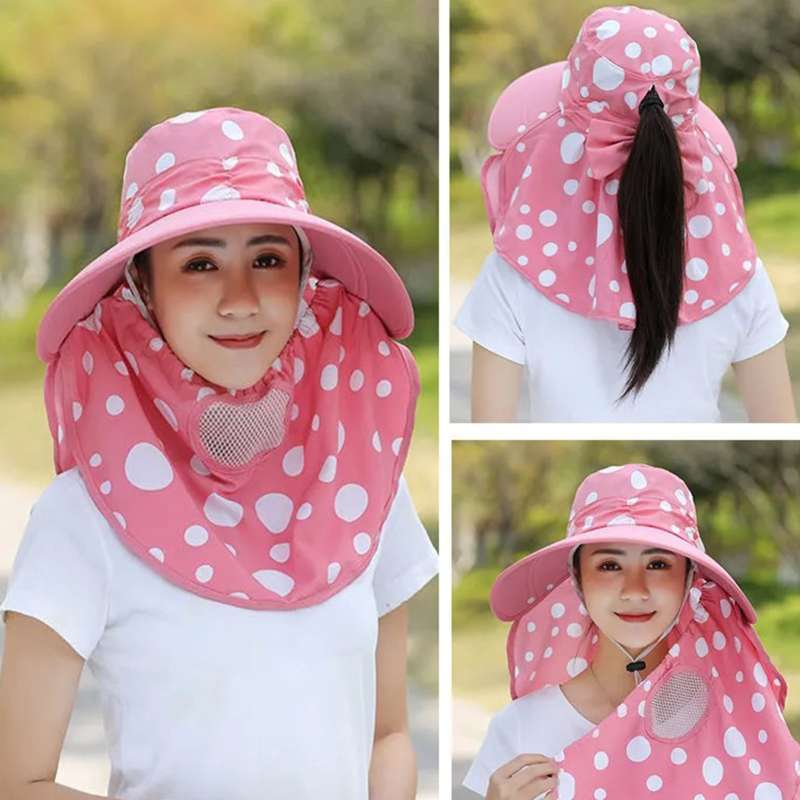 Wide Brim Cotton Fashion Beach Cap 