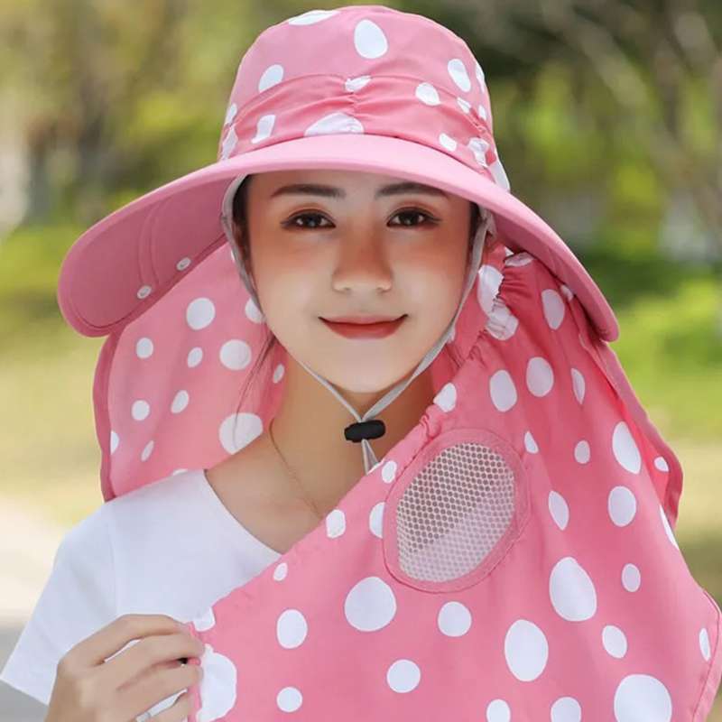 Wide Brim Cotton Fashion Beach Cap 
