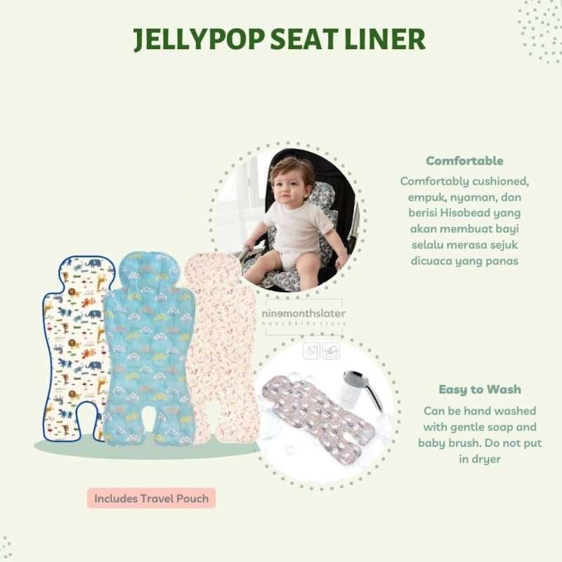 Jual Jellypop Seat Liner Pad Jelly Pop Cooling Stroller Liner