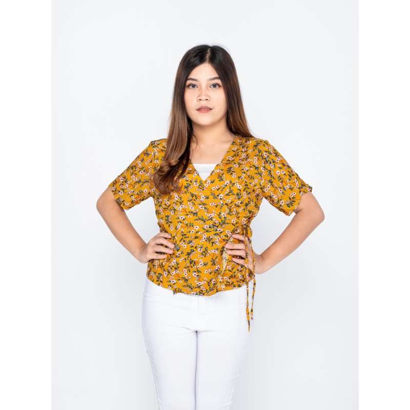 Jual Blouse Fashion Atasan Wanita Motif Bunga Terbaru Juni 2021 Blibli