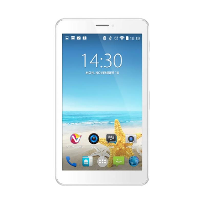 Advan I7A 4G LTE Vandroid Coffe Tablet - White [8 GB/1 GB]