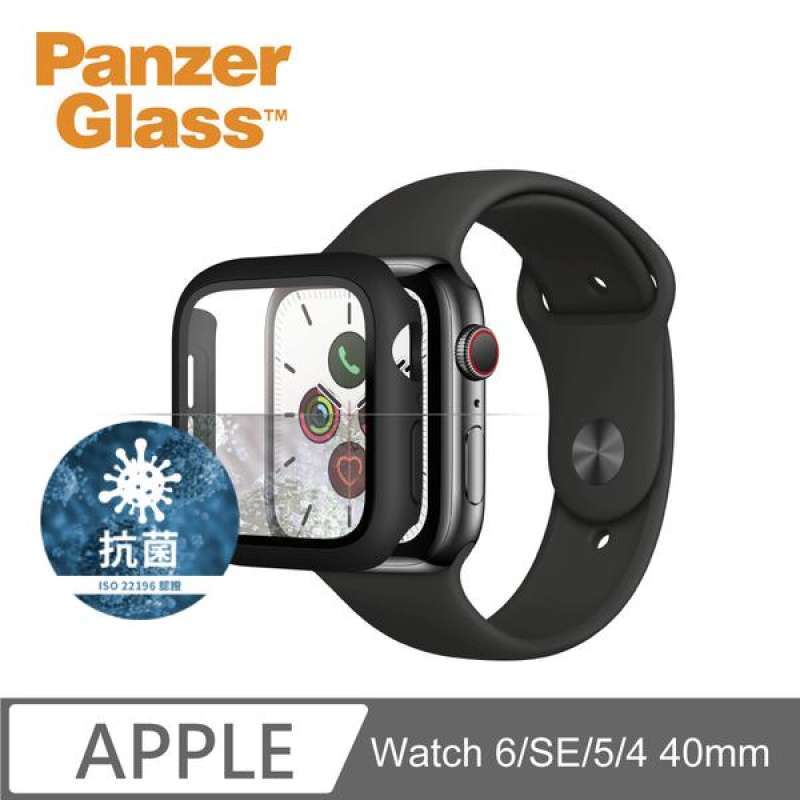 Jual (PanzerGlass)PanzerGlass Apple Watch 6/SE/5/4 40mm All-round  Protection High-Permeability Tempered Glass Case-Black di Seller PChomeSEA  Official Store - Taiwan | Blibli