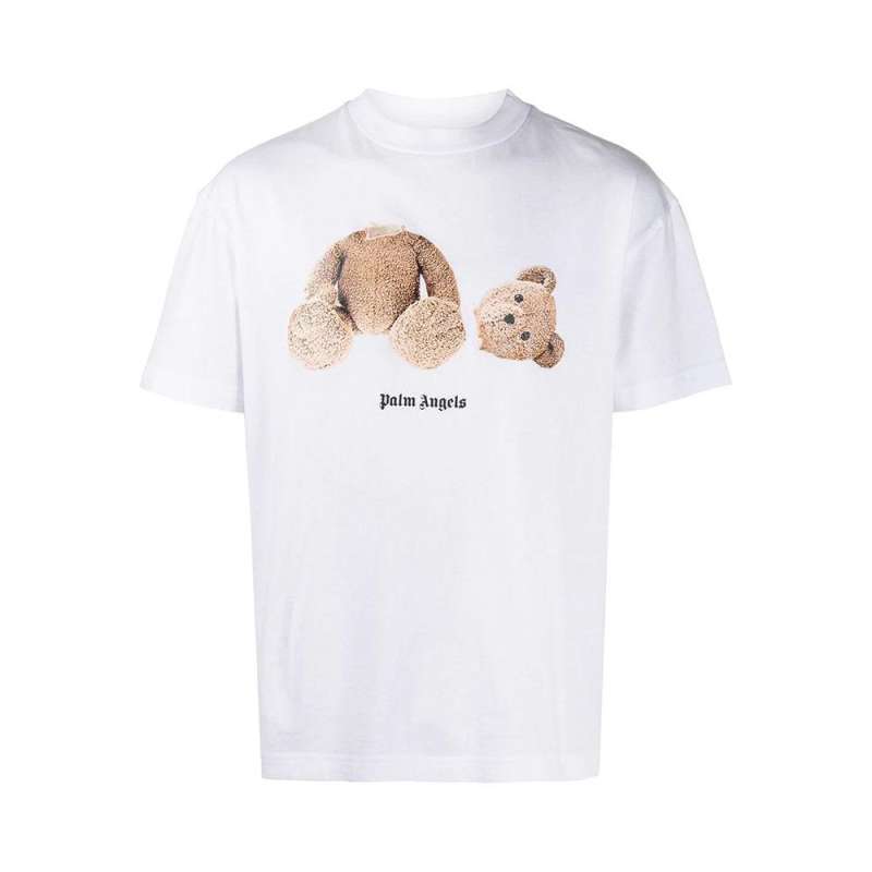 Palm Angels Teddy-Motif Logo-Print 