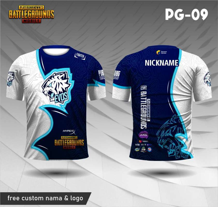 Baju gaming pubg sales