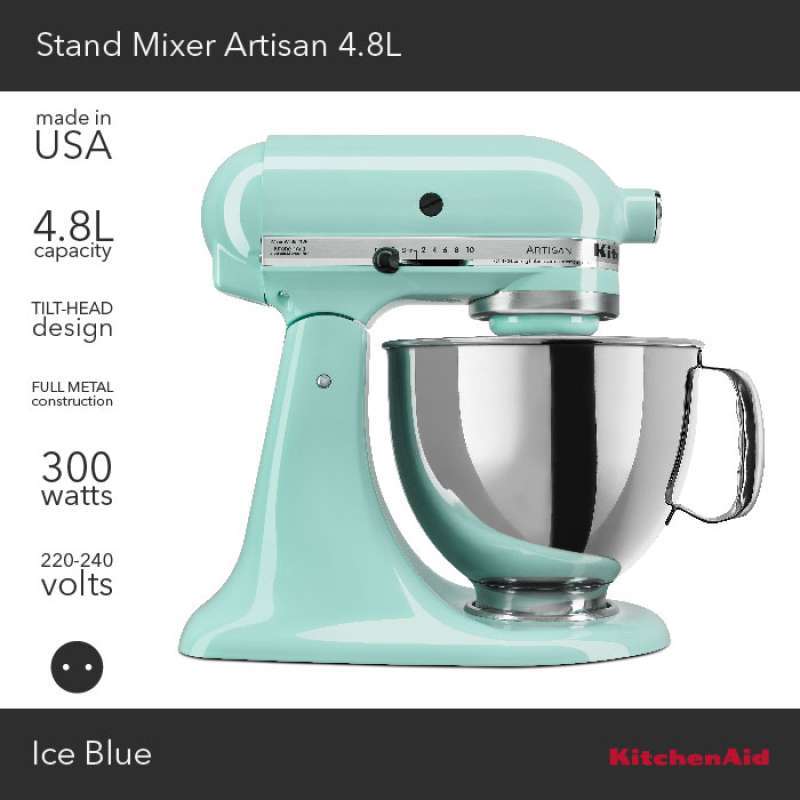 KitchenAid Artisan Series 4.8 L Ice Blue- 5KSM150PSEIC