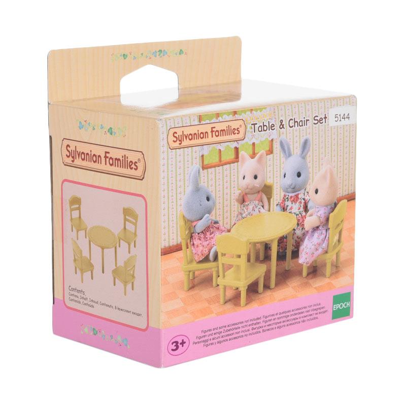 sylvanian families table and chairs set