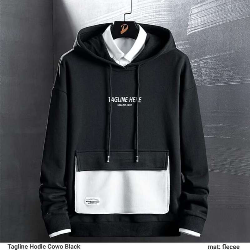 Promo Sweater Hoodie Pria Korean Style Kekinian Bahan Fleece