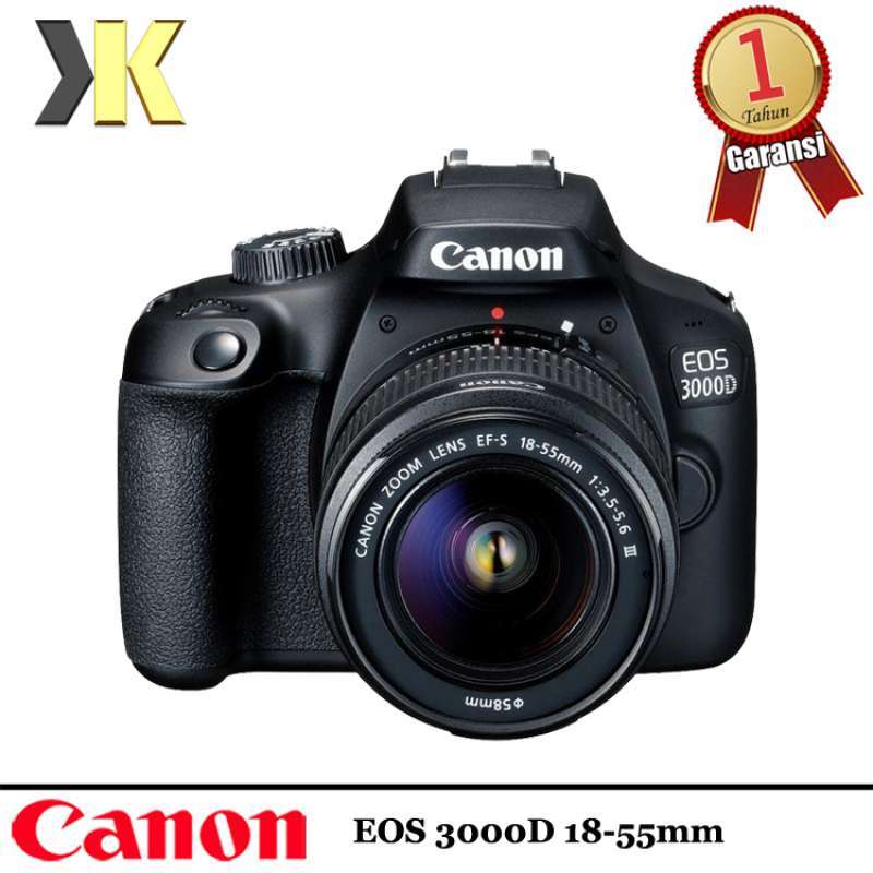 Canon EOS 3000D Kit 18-55 III DC Kamera DSLR Black