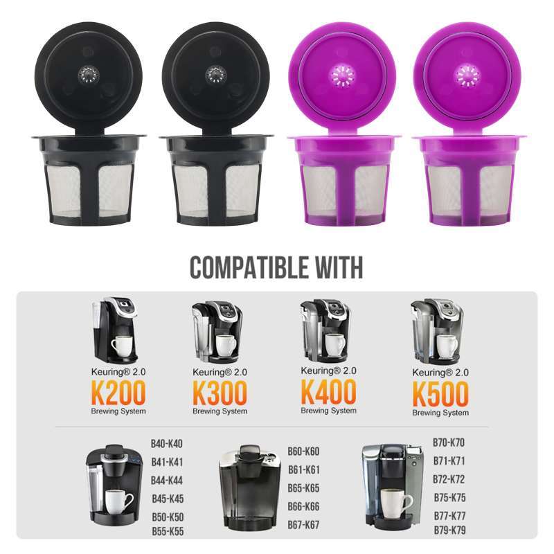 K Cup Coffee Pod Filters for Keurig 1.0 