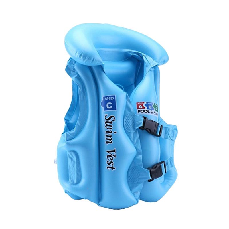 Jual Kobucca Shop Pool Swim Vest Rompi Pelampung Renang Anak Blue Online Oktober 2020 Blibli Com