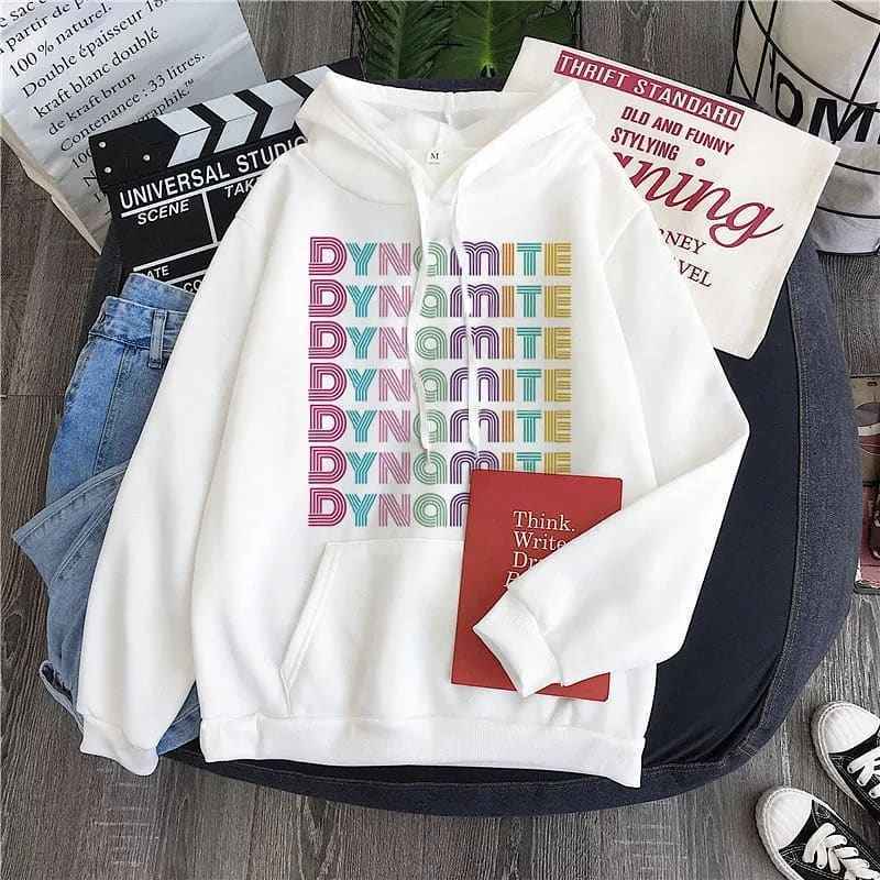 Jual Sajangshop Dynamite Bts Sweater Hoodie Kpop Hoodie Korea Jaket Hoodie Wanita White L Di Seller Zifau Shop Duren Sawit Kota Jakarta Timur Blibli