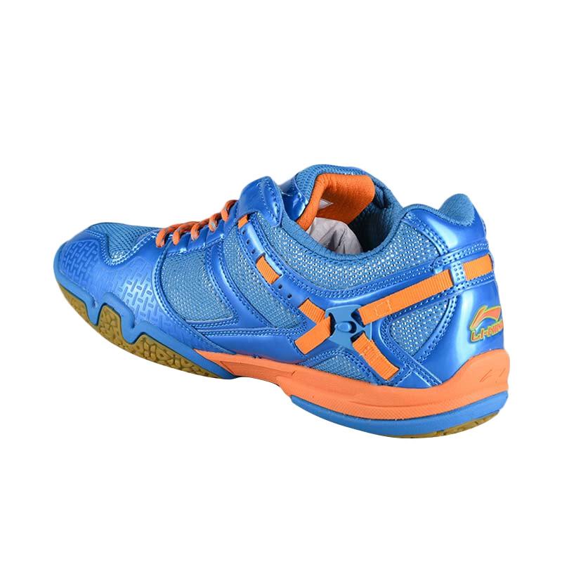 Jual Sepatu Li Ning Saga Shine AYTK069 Blue Orange Original
