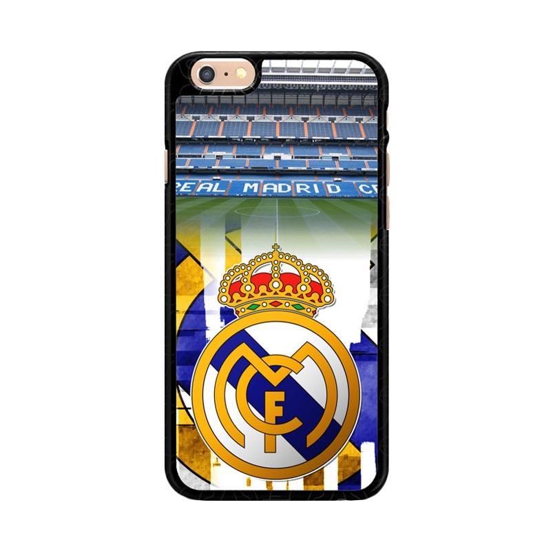 Jual Flazzstore Real Madrid Logo Wallpaper X3102 Custom Casing For