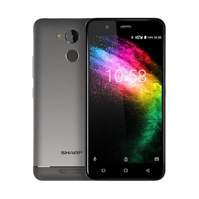 Jual Sharp R1 Smartphone - Grey [3 Gb/ 32gb] Free + Screen 