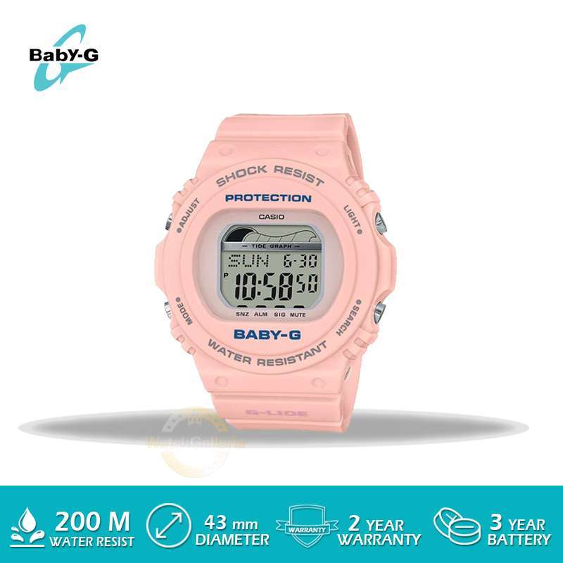 Promo CASIO BLX 570 4 Baby G Jam Tangan Wanita Pink Diskon 35