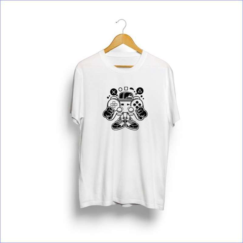 Jual Kaos Distro Stick PS Soft Cotton 
