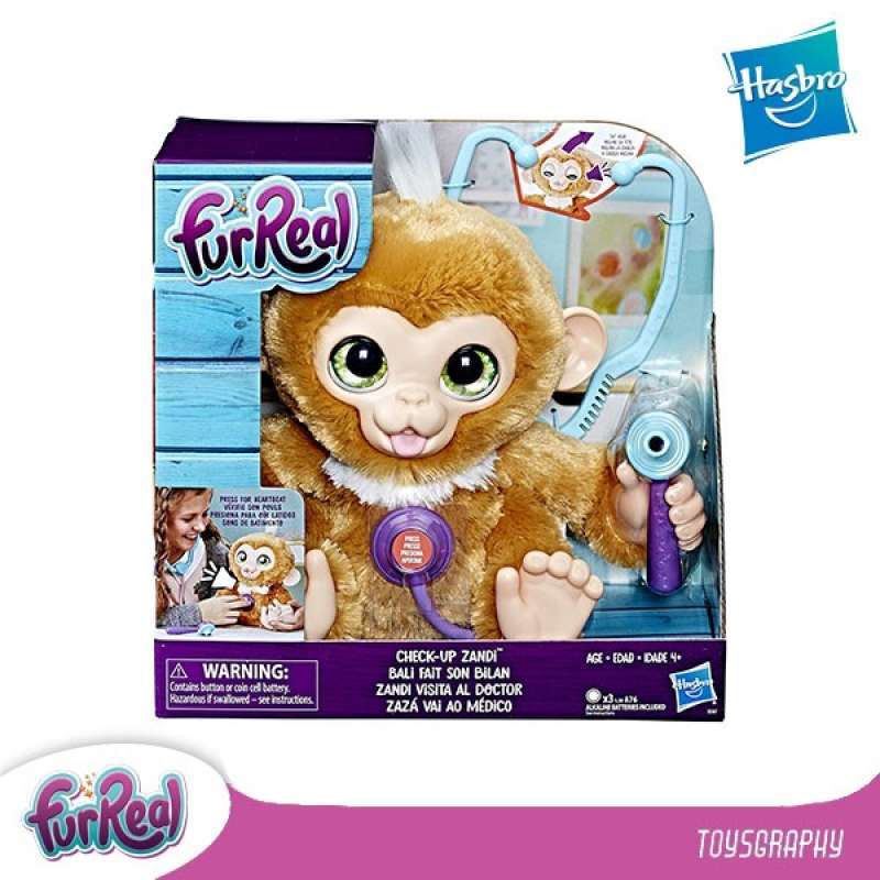 Furreal monkey check up zandi clearance
